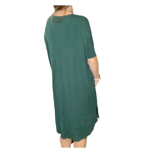 ASOS Women’s The T Shirt Midi Length Dress in Dark Emerald Green US Size 2/Small - Picture 3 of 12